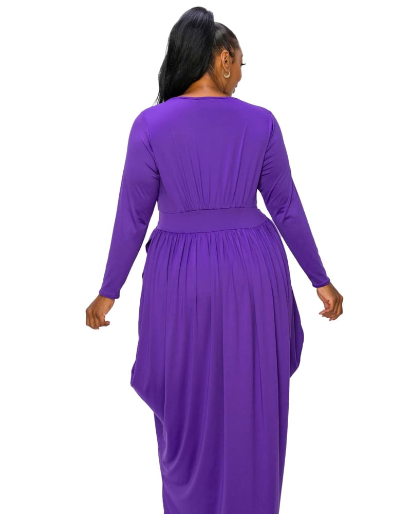 Tulip hem top maxi dress